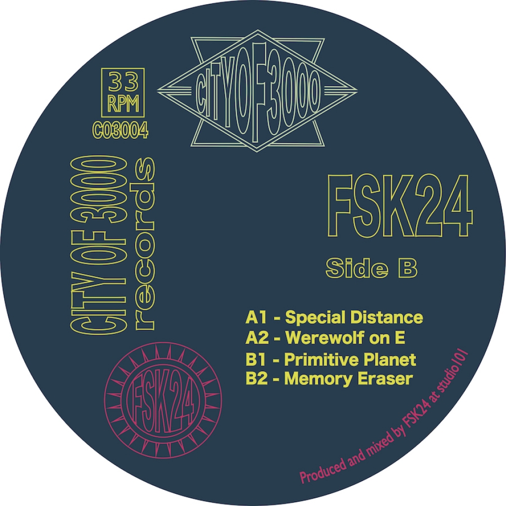 ( CO3000-04 ) FSK24 - Special Distance ( 12" vinyl ) City Of 3000 Records